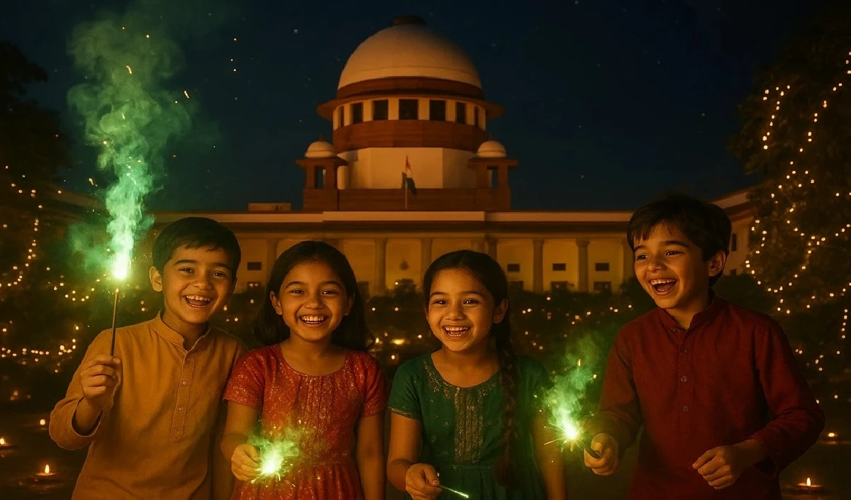 Supreme Court Allows Limited Use of Green Firecrackers in Delhi-NCR for Diwali